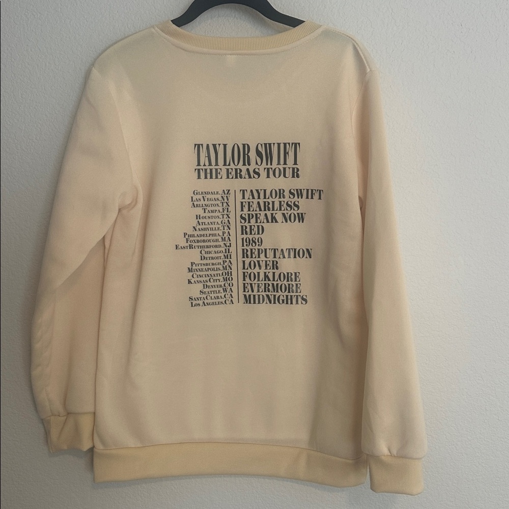 New! Taylor Swift the eras tour very soft sweatshirt S - Picture 6 of 7